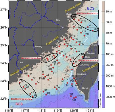 Deciphering organic matter distribution by source-specific biomarkers in the shallow Taiwan Strait from a source-to-sink perspective